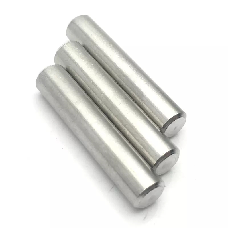 Parallel pins of unhardened st