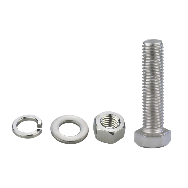 hex bolt with spring washer an