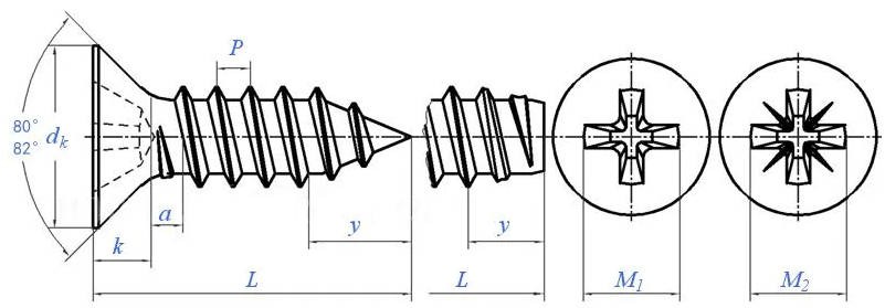 din 7982 decorative screws